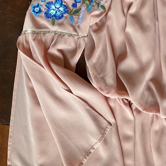 Vintage Rose off the shoulder Romper - Picture 4 of 4